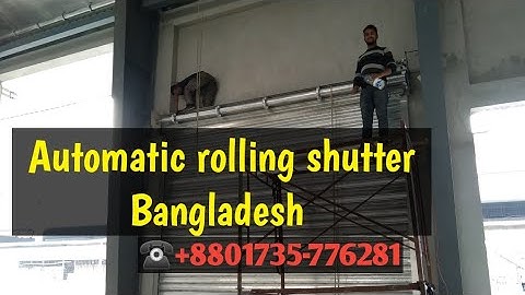 #Automatic rolling shutter door price in Bangladesh. Auto roller shutter door Price in bd