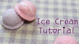 Sweets Deco: Ice Cream Tutorial☆スイーツデコアイスの作り