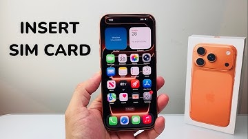 How To Insert SIM Card Into iPhone 17 Pro / 17 Pro Max