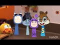 The android pixels show intro and outro