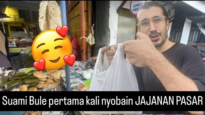 Suami Bule pertama kali nyobain JAJANAN PASAR 🥰🥳 #makanan #kuliner  #jajanan  #streetfood #couple
