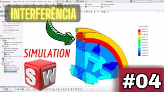 Aula 4 Simulação Solidworks -Ajuste com Interferência Montagens Autoequilibradas Simétricas e Livres