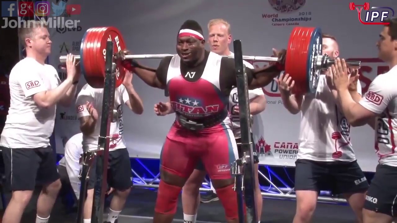 Jaisyn Mike - 923.5kg 1st Place 120+kg *M1* - IPF World Classic  Powerlifting Championships 2018