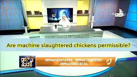 Are Machine slaughtered are Halal to Eat?