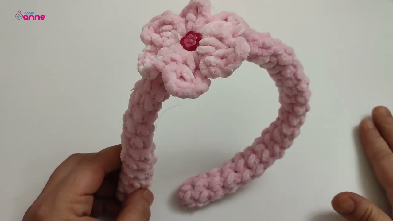 Kadife ip ile taç yapımı