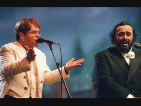Elton John Luciano Pavarotti Live Like Horses