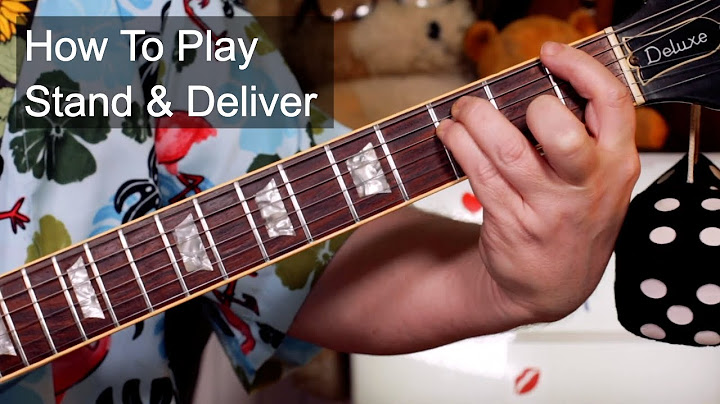 Stand and Deliver Guitar version - Guitar performance video thumbnail