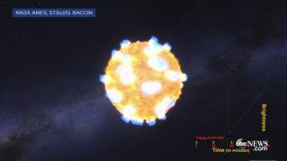 Exploding Star Flash Caught for 1st Time