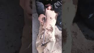 Download Lagu the ability to make a wooden stick from a piece of wood #woodensticks #wooden #shorts MP3