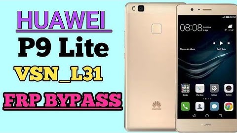 Huawei P9 lite google account remove