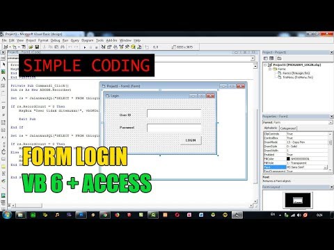 Cara Membuat Form Pada Visual Basic  