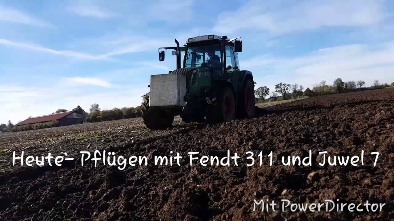Pflügen mit Fendt und Lemken
