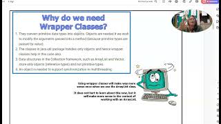 U2L5 Wrapper classes