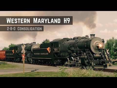 Train Simulator | Western Maryland H9 (W.M. Modified)