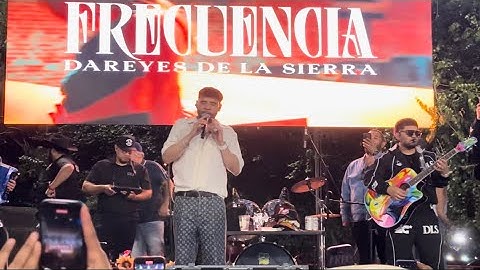 Thumbnail of FRECUENCIA - DAREYES DE LA SIERRA (EN VIVO)