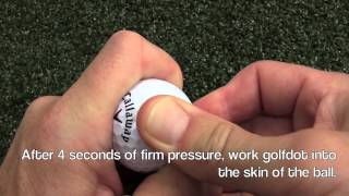 Golfdotz Demo on Callaway HX DiabloTour