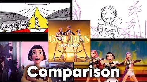 KPop Demon Hunters - Golden by Huntr/x (Netflix Comparison) | Beta vs. Final