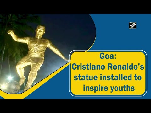 Goa: Cristiano Ronaldo’s statue installed to inspire youths