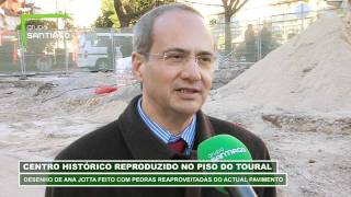 Centro Histórico Reproduzido No Novo Piso Do Largo Do Toural