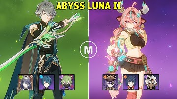 C1 Alhaitham Hyperbloom & C0 Varesa Overload - Spiral Abyss Luna II Floor 12 9 stars Genshin Impact