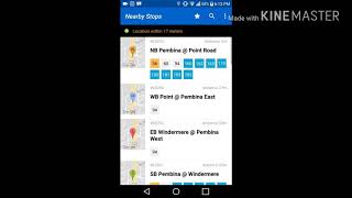 Winnipeg bus live Android app screenshot 3