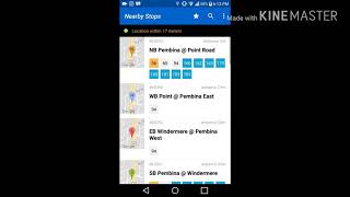 Winnipeg bus live Android app screenshot 5