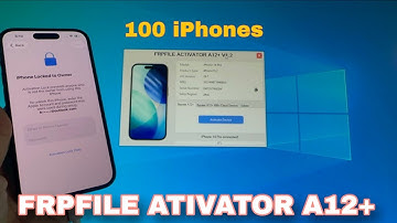 How to Bypass iCloud Activation Lock with FRPFILE Tools - All Models iPhone & iPad
