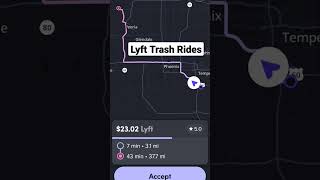 Lyft 🗑 Trash Rides! Decline Immediately! Comedy 😂🤣 #uber #lyft #driver