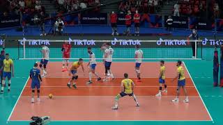 Egor Kliuka as opposite at Eurovolley 2021