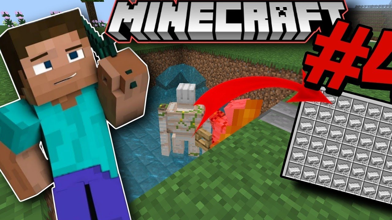 I Build unlimited iron farm in minecraft survival series part-04 - YouTube