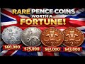 Discover the Rare Pence Coins Worth a Fortune! 💰From $43,000 to $75,000, these Elizabeth.#PenceCoins