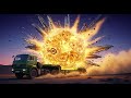 SnowRunner ( No commentary)  КамАЗ 4х4 тянет гигантский трейлер из карьера! Тяжёлая дорога к базе