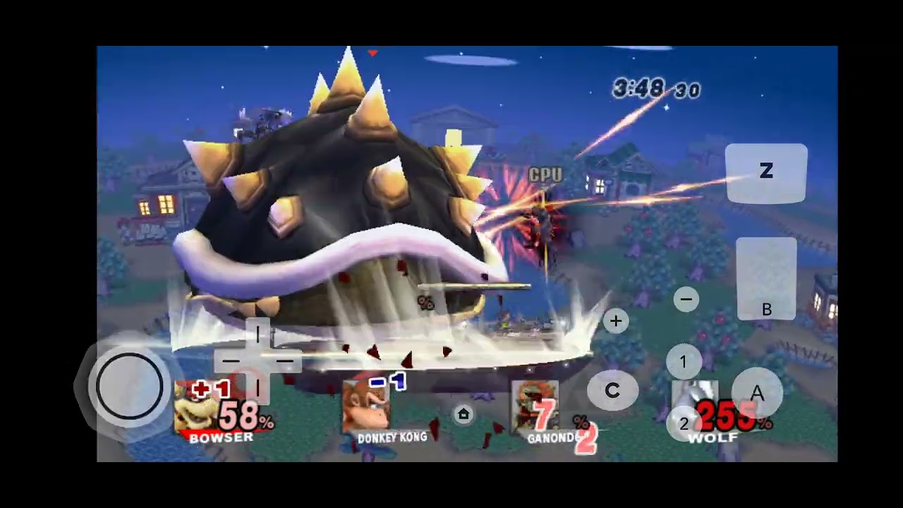 Growing Bowser vs Dk ganondorf and wolf