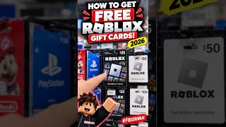 FREE Roblox Gift Cards 2026! 🎁HOW TO GET FREE ROBUX 2026 #roblox #freerobux