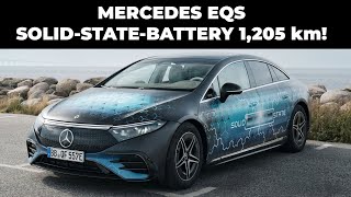 Famous Mercedes EQS: 1,205 km on ONE Charge with Solid-State Battery! Wealth