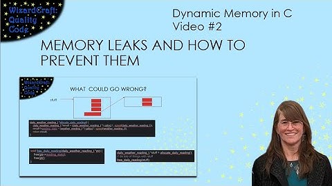 Preventing Memory Leaks in C (C- Dynamic Memory - Video #2)