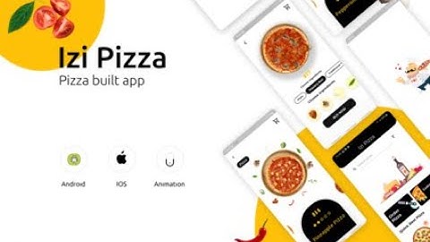 Flutter pizza order application