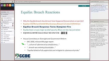 Equifax Breach as Cybersecurity Case Study