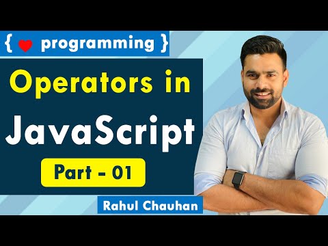 Part-01 Operators JavaScript  by Rahul Chauhan Sir | JavaScript | Incapp | JS