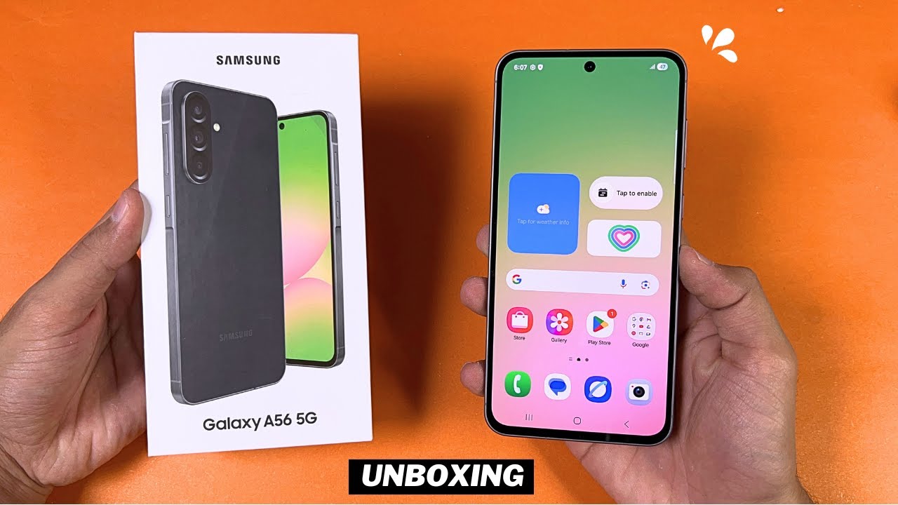 Samsung Galaxy A56 Unboxing! Fresh Out the Box! (Exynos 1580 + 50MP OIS ...