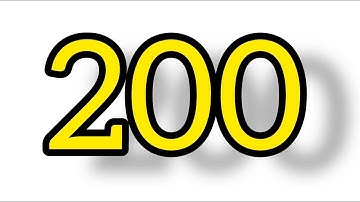 How To Draw A Rabbit From Numbers 200 Very Easy || Easy Number Drawing