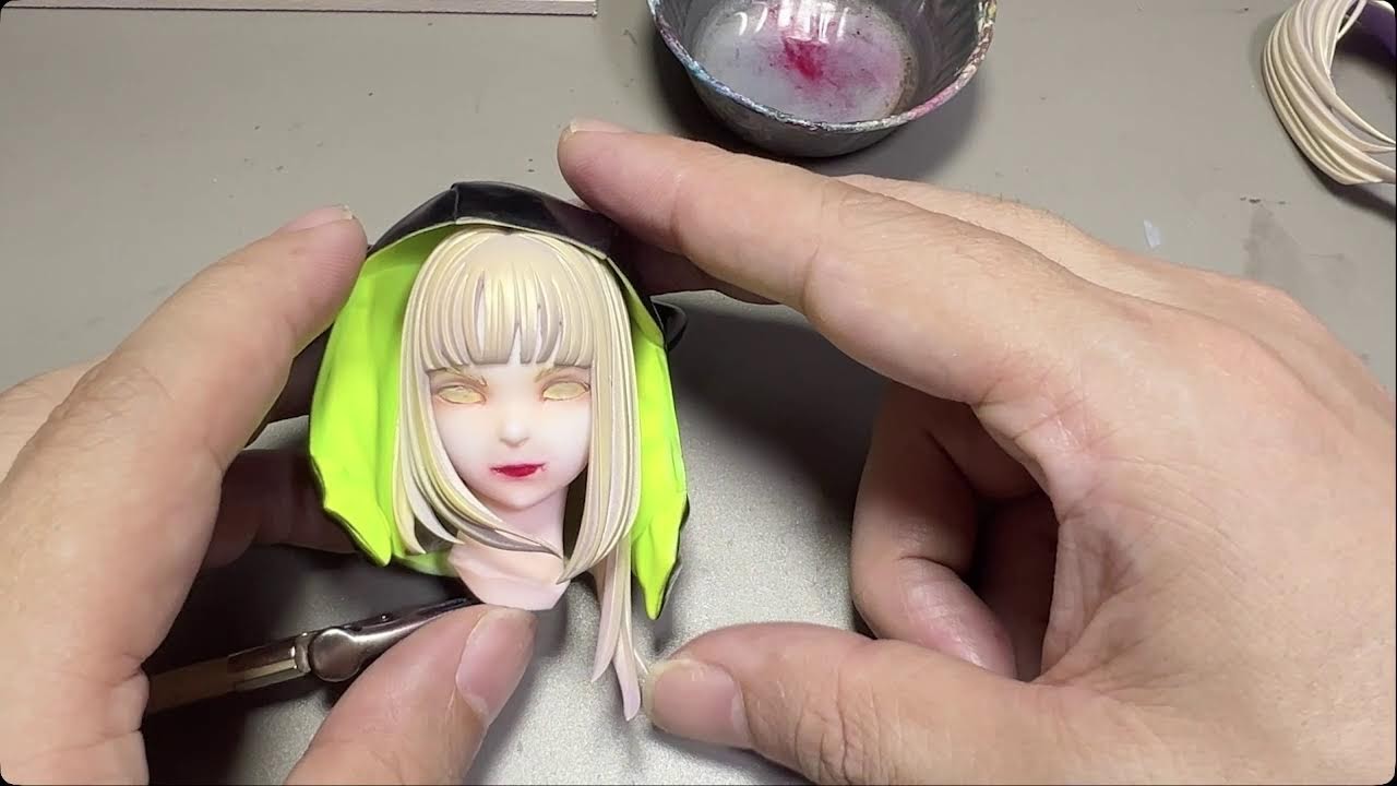 Klondike様 Clones製作16アイシャドウ＆唇【模型製作&雑談】#ガレージ