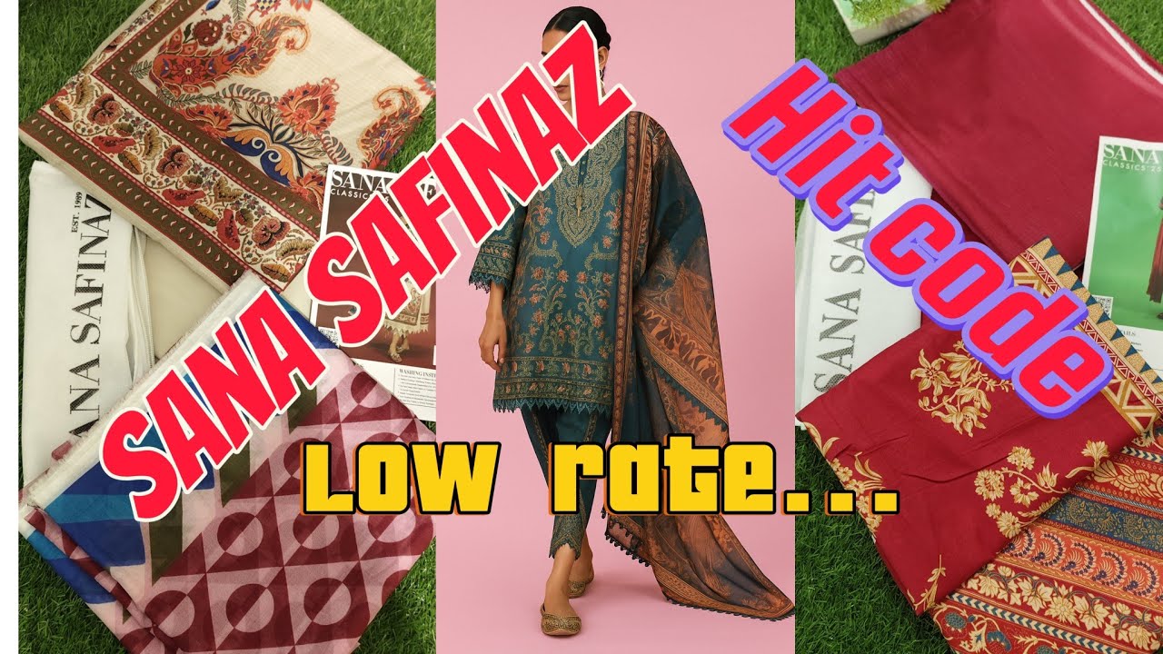 Sana safinaz 3pc lawn dress....amazing Desigen Best Qualit.....#brand dresses #2025