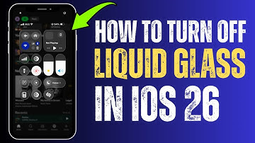 Hoe schakel ik vloeibaar glas uit op de iPhone (iOS 26)?