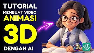 🔴 TUTORIAL MEMBUAT CERITA ANIMASI 3D DENGAN AI | Belajar AI untuk Pemula