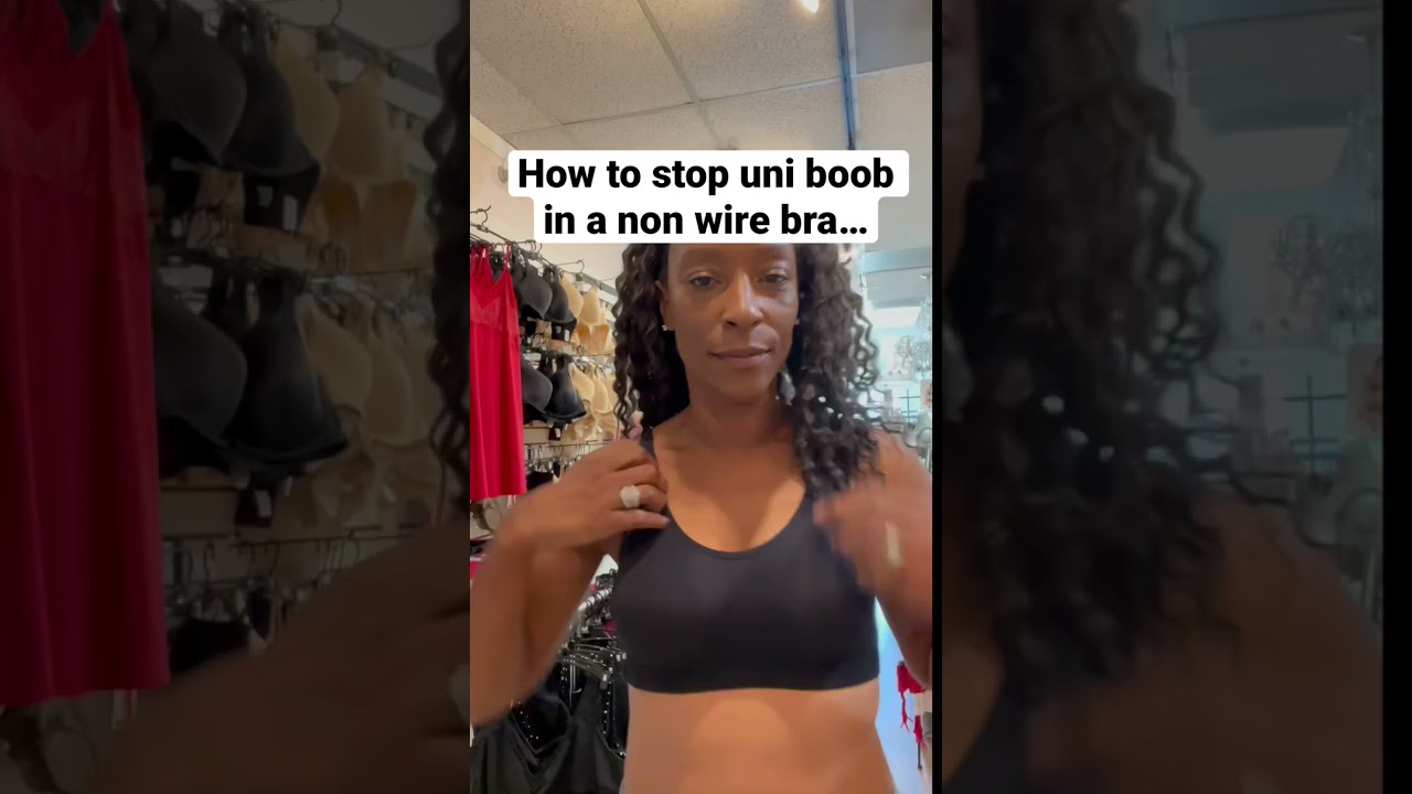 The ONLY way to stop UNIBOOB in a non wire bra… 