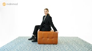 A Chic Ottoman for Any Corner: Bunta Chester Ottoman | Mid in Mod screenshot 1