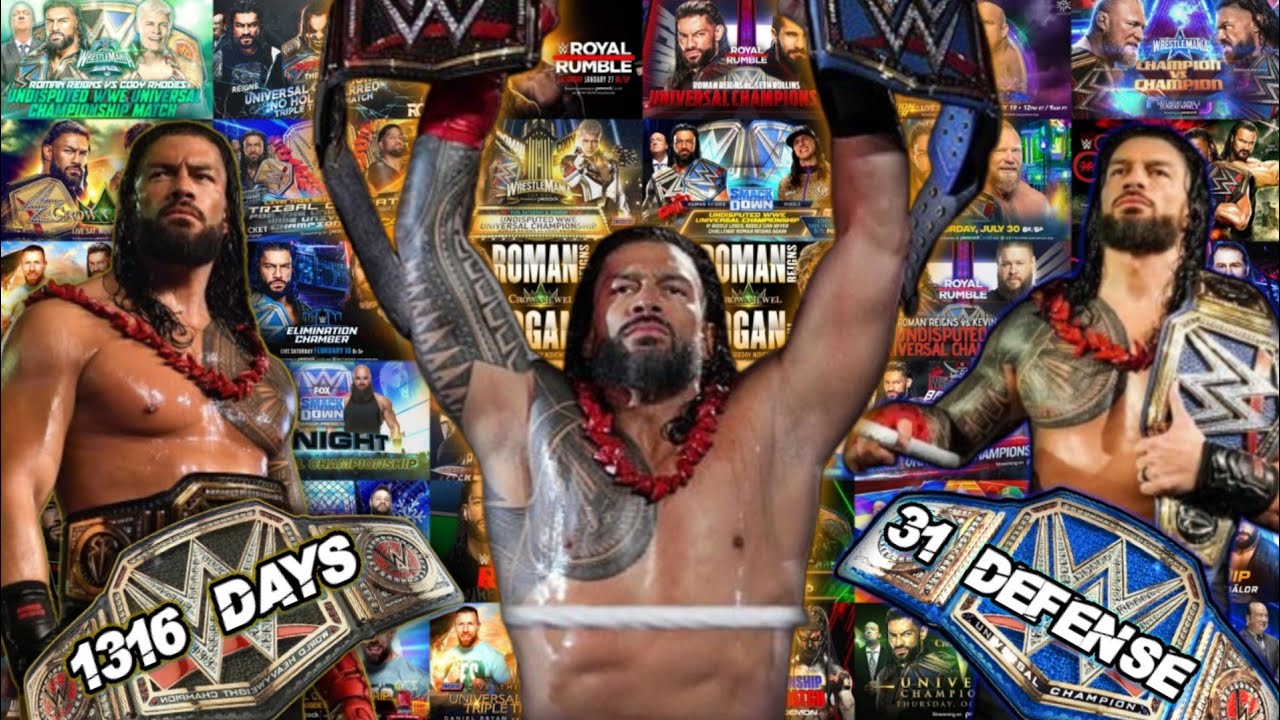 Roman Reigns Every WWE Universal Title Defenses