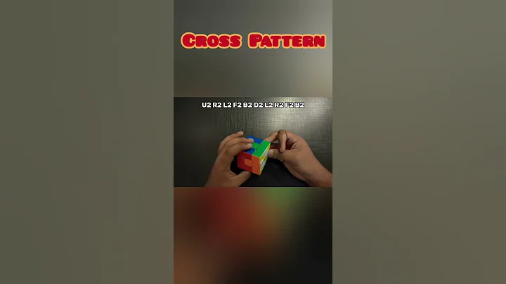 Cool Cross Pattern in Rubik's cube #trending #shorts #short #cube