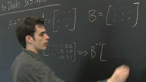 How to Divide 3X3 Matrices